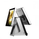 Dual 15″ POS System Back View with Ports