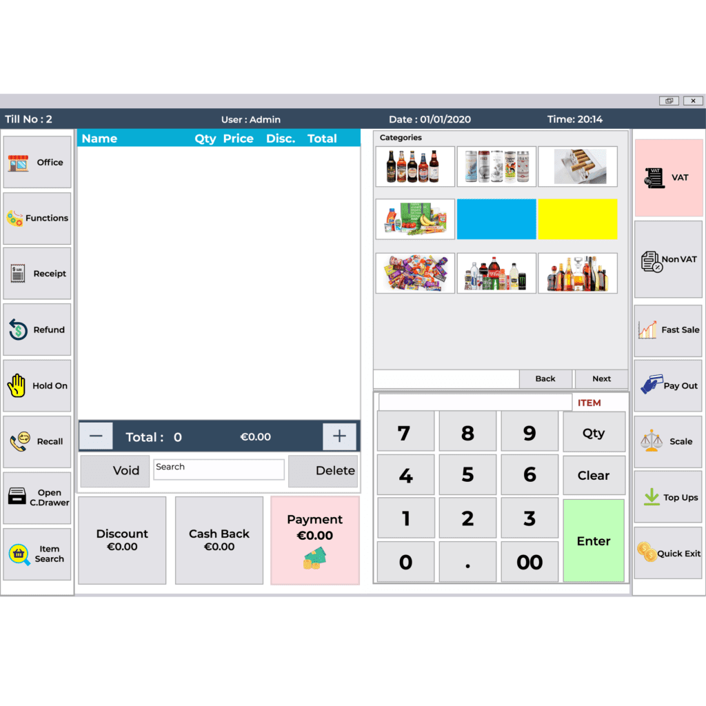 epos for cash and carry