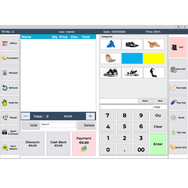 epos for shoe store