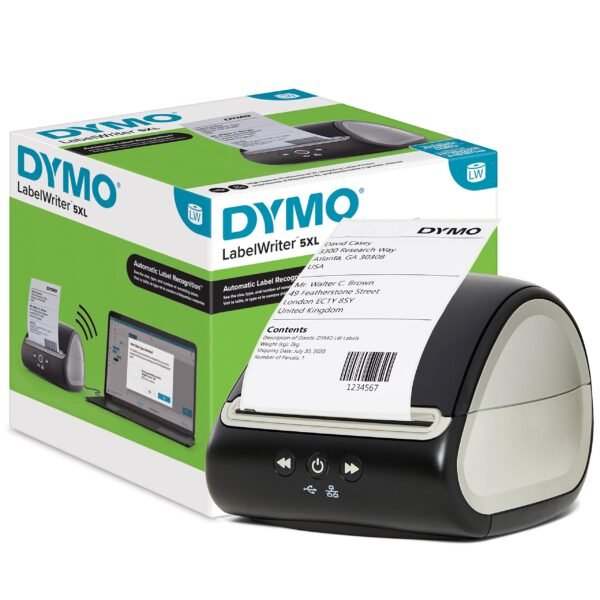 Dymo LabelWriter 5XL Label Printer | Dymo label maker | Professional label printer |Shipping labels | Inventory labels | Multi-purpose labels | Warehouse label printer - Image 1