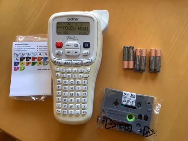 Brother P-Touch H101C Handheld Labelling Print Machine System | Tape | Batteries | Portable labelling printing machine system | Includes tape and batteries for convenient use | Compatible with various tape sizes up to 12mm - Image 4