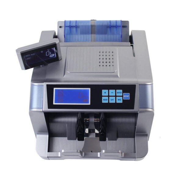 Automatic banknote counting machine in operation