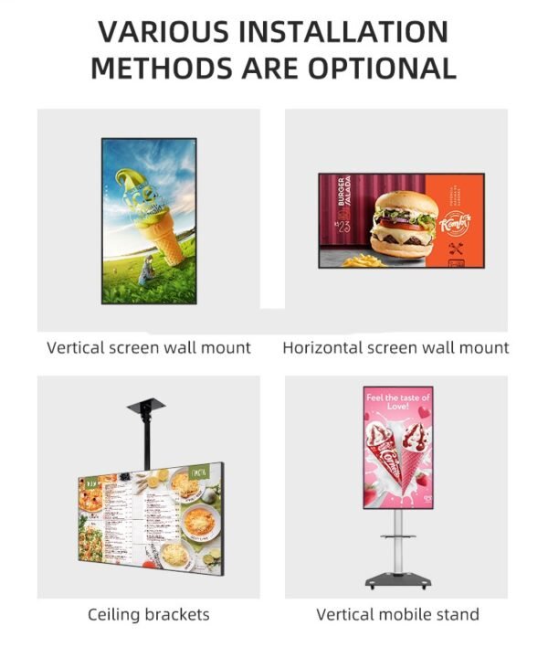 Digital Menu Boards for Restaurants & Takeaways – Wall Mounted LCD Display (32–43 Inch) - Image 5