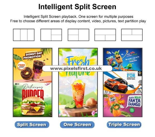 Digital Menu Boards for Restaurants & Takeaways – Wall Mounted LCD Display (32–43 Inch) - Image 15