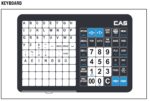 CAS barcode printing scale keyboard interface