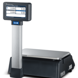 back side of CAS label printing scale back model CN1