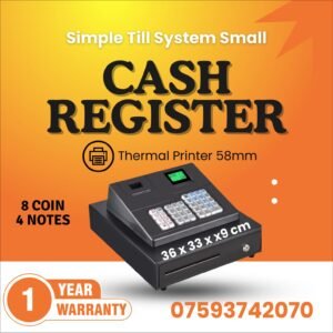 Compact and easy-to-use simple till system for small businesses and retail shops