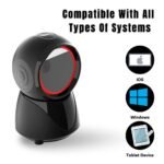 PIXELSFIRST PFS-800 Desktop Barcode Scanner with USB for 1D and 2D Codes