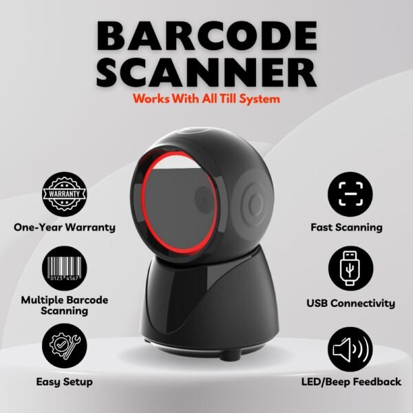 PIXELSFIRST PFS-800 Desktop Barcode Scanner